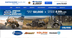 Desktop Screenshot of martinmarine.com